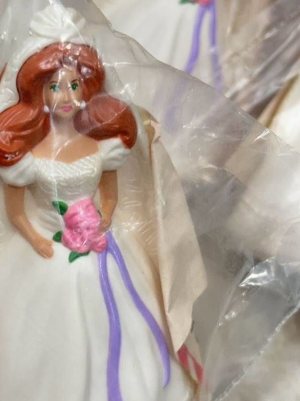 1990 McDonald's Happy Meal Barbie figurine. Still in plastic